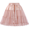 Belle Poque Luxus 3-Ebenen Soft Tüll Netting Licht rosa Crinoline Petticoat Underskirt für Retro Vintage Kleider BP000226-3